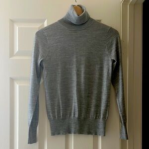 J.Crew Elegant Wool Blend Turtleneck Sweater